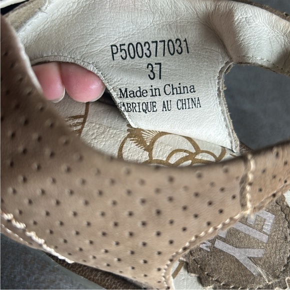 Fly London YLVA Slingback Open Toe Lace Up Wedge Heels Size 37 - Picture 10 of 12